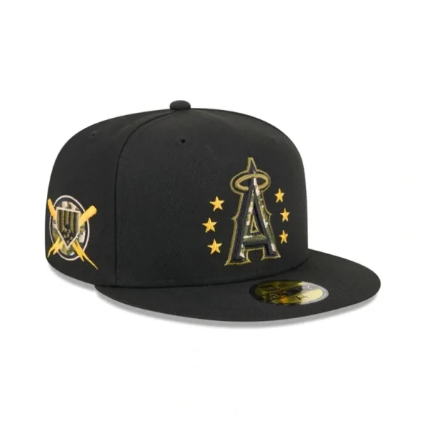 Outlet Los Angeles Angels Armed Forces Day 2024 59FIFTY Fitted Hat - KTGCaps - Baseball caps for various teams, purchased online at a discount