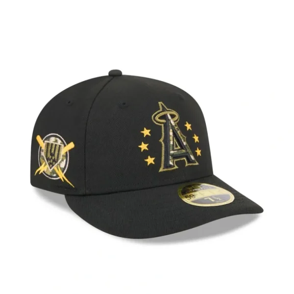 Shop Los Angeles Angels Armed Forces Day 2024 Low Profile 59FIFTY Fitted Ha - KTGCaps - Baseball caps for various teams, purchased online at a discount