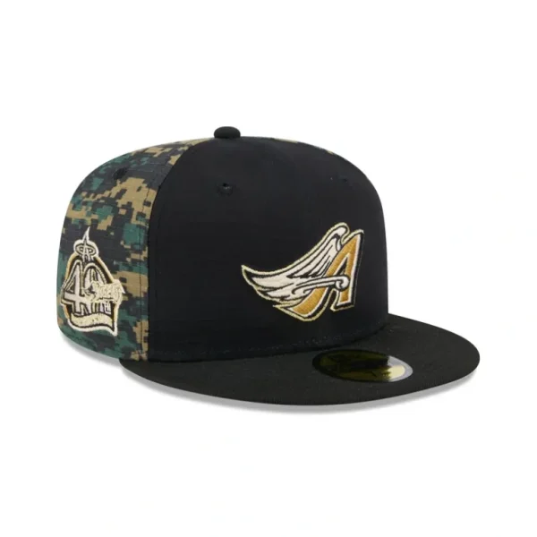 Online Los Angeles Angels Digi Camo 59FIFTY Fitted Hat - KTGCaps - Baseball caps for various teams, purchased online at a discount