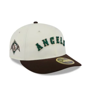 Best Sale Los Angeles Angels Forest Visor Retro Crown 59FIFTY Fitted Hat - KTGCaps - Baseball caps for various teams, purchased online at a discount