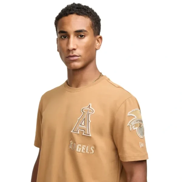 Caps* Los Angeles Angels Light Bronze Logo Select TShirt - KTGCaps - Baseball caps for various teams, purchased online at a discount