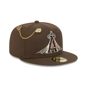 Shop Los Angeles Angels Spider Pin 59FIFTY Fitted Hat - KTGCaps - Baseball caps for various teams, purchased online at a discount
