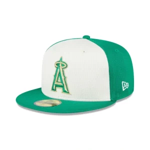 Caps* Los Angeles Angels St Patricks Day 2024 59FIFTY Fitted Hat - KTGCaps - Baseball caps for various teams, purchased online at a discount