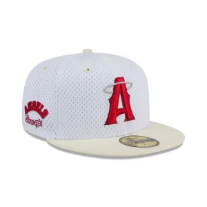 Caps* Los Angeles Angels Throwback Mesh 59FIFTY Fitted Hat - KTGCaps - Baseball caps for various teams, purchased online at a discount
