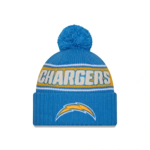 Caps* Los Angeles Chargers 2024 Cold Weather Sport Pom Knit Hat - KTGCaps - Baseball caps for various teams, purchased online at a discount