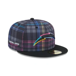 Best Sale Los Angeles Chargers 2024 Crucial Catch 59FIFTY Fitted Hat - KTGCaps - Baseball caps for various teams, purchased online at a discount