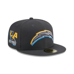 Caps* Los Angeles Chargers 2024 Draft Gray 59FIFTY Fitted Hat - KTGCaps - Baseball caps for various teams, purchased online at a discount