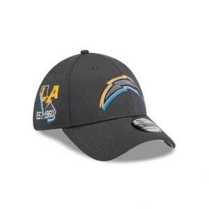 Caps* Los Angeles Chargers 2024 Draft 39THIRTY Stretch Fit Hat - KTGCaps - Baseball caps for various teams, purchased online at a discount