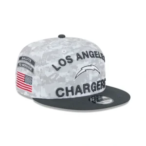 Caps* Los Angeles Chargers 2024 Salute to Service 9FIFTY Snapback Hat - KTGCaps - Baseball caps for various teams, purchased online at a discount