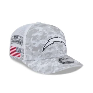 Outlet Los Angeles Chargers 2024 Salute to Service 9SEVENTY Trucker Hat - KTGCaps - Baseball caps for various teams, purchased online at a discount