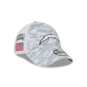 Caps* Los Angeles Chargers 2024 Salute to Service 39THIRTY Stretch Fit Hat - KTGCaps - Baseball caps for various teams, purchased online at a discount