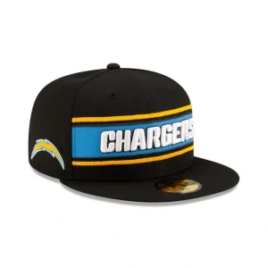 Caps* Los Angeles Chargers 2024 Sideline Black 59FIFTY Fitted Hat - KTGCaps - Baseball caps for various teams, purchased online at a discount