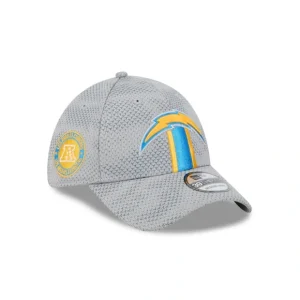 Caps* Los Angeles Chargers 2024 Sideline Gray 39THIRTY Stretch Fit Hat - KTGCaps - Baseball caps for various teams, purchased online at a discount