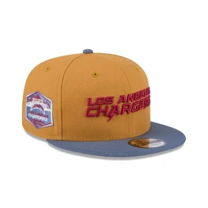 Caps* Los Angeles Chargers Panama Tan 9FIFTY Snapback Hat - KTGCaps - Baseball caps for various teams, purchased online at a discount