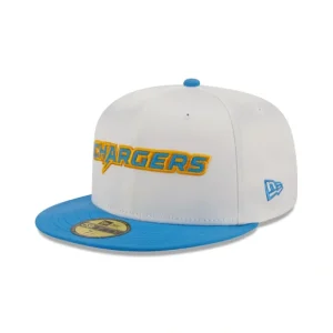 Caps* Los Angeles Chargers Satin 59FIFTY Fitted Hat - KTGCaps - Baseball caps for various teams, purchased online at a discount