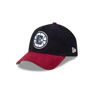Caps* Los Angeles Clippers Navy Corduroy 9FORTY AFrame Snapback Hat - KTGCaps - Baseball caps for various teams, purchased online at a discount