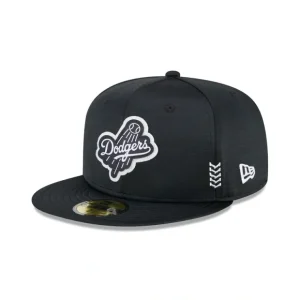Caps* Los Angeles Dodgers 2024 Clubhouse Black 59FIFTY Fitted Hat - KTGCaps - Baseball caps for various teams, purchased online at a discount