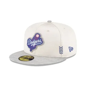 Caps* Los Angeles Dodgers 2024 Clubhouse Stone 59FIFTY Fitted Hat - KTGCaps - Baseball caps for various teams, purchased online at a discount