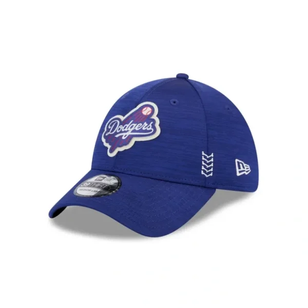 Caps* Los Angeles Dodgers 2024 Clubhouse 39THIRTY Stretch Fit Hat - KTGCaps - Baseball caps for various teams, purchased online at a discount