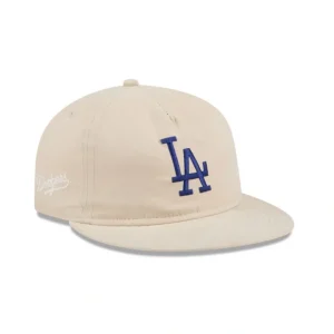 Caps* Los Angeles Dodgers Brushed Nylon Retro Crown 9FIFTY Adjustable Hat - KTGCaps - Baseball caps for various teams, purchased online at a discount