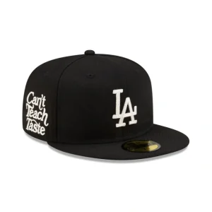 Caps* Los Angeles Dodgers Cant Teach Taste Black 59FIFTY Fitted - KTGCaps - Baseball caps for various teams, purchased online at a discount
