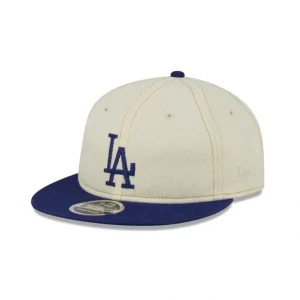 Caps* Los Angeles Dodgers Chrome Denim Retro Crown 9FIFTY Adjustable Hat - KTGCaps - Baseball caps for various teams, purchased online at a discount