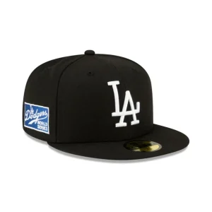 Online Los Angeles Dodgers Color Flip Black 59FIFTY Fitted Hat - KTGCaps - Baseball caps for various teams, purchased online at a discount