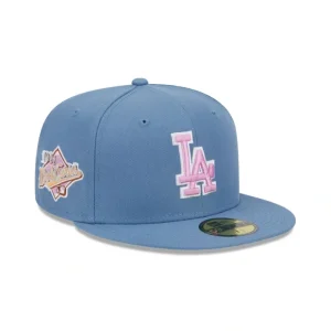 Caps* Los Angeles Dodgers Color Pack Faded Blue 59FIFTY Fitted Hat - KTGCaps - Baseball caps for various teams, purchased online at a discount