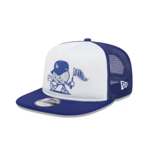 Caps* Los Angeles Dodgers Court Sport 9FIFTY AFrame Trucker Hat - KTGCaps - Baseball caps for various teams, purchased online at a discount