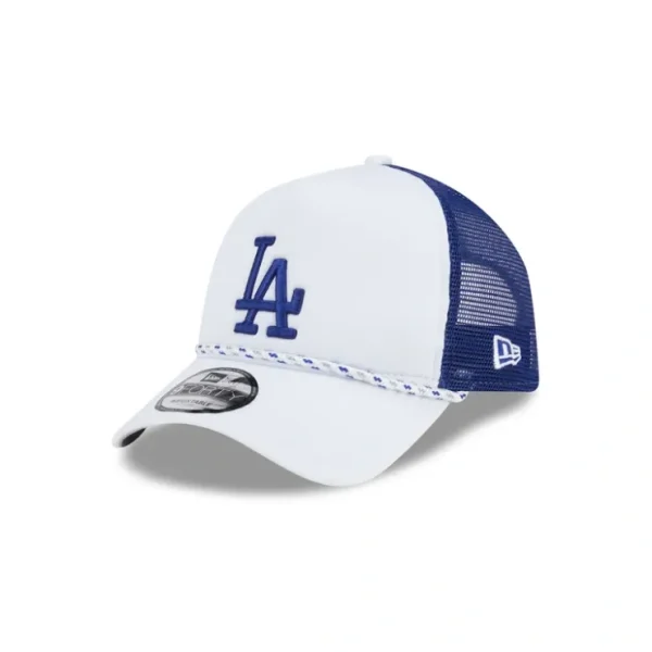 Caps* Los Angeles Dodgers Court Sport 9FORTY AFrame Trucker Hat - KTGCaps - Baseball caps for various teams, purchased online at a discount
