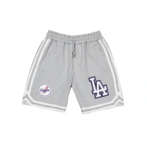 Caps* Los Angeles Dodgers Gray Logo Select Shorts - KTGCaps - Baseball caps for various teams, purchased online at a discount