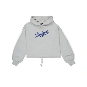 Caps* Los Angeles Dodgers Gray Logo Select Womens Hoodie - KTGCaps - Baseball caps for various teams, purchased online at a discount