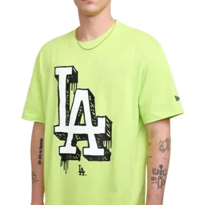 Caps* Los Angeles Dodgers Hi Vis Doodle TShirt - KTGCaps - Baseball caps for various teams, purchased online at a discount
