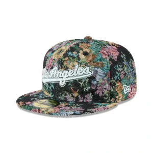 Caps* Los Angeles Dodgers Jacquard Pattern 59FIFTY Fitted Hat - KTGCaps - Baseball caps for various teams, purchased online at a discount