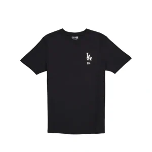 Caps* Los Angeles Dodgers Logo Essentials Black TShirt - KTGCaps - Baseball caps for various teams, purchased online at a discount
