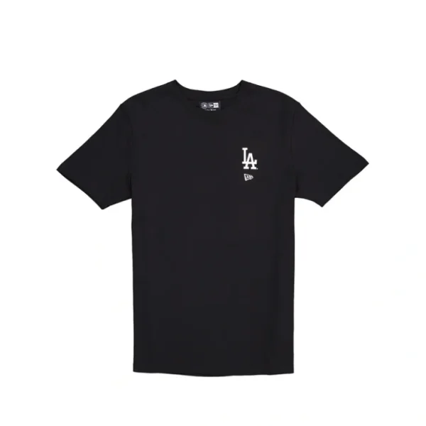 Caps* Los Angeles Dodgers Logo Essentials Black TShirt - KTGCaps - Baseball caps for various teams, purchased online at a discount