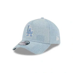 Caps* Los Angeles Dodgers Logo Essentials Denim 9FORTY AFrame Snapback Hat - KTGCaps - Baseball caps for various teams, purchased online at a discount