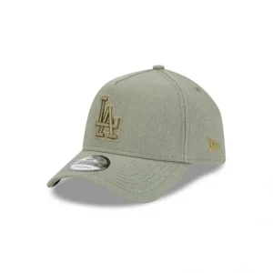 Caps* Los Angeles Dodgers Logo Essentials Olive 9FORTY AFrame Snapback Hat - KTGCaps - Baseball caps for various teams, purchased online at a discount