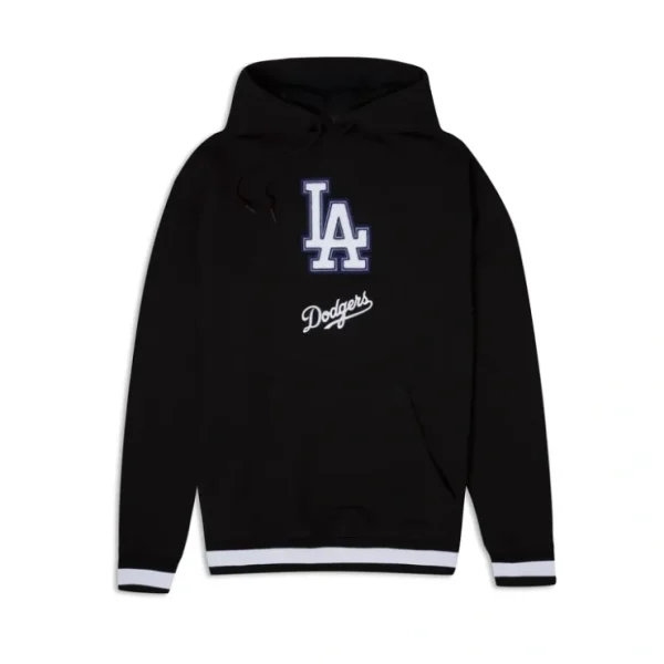 Caps* Los Angeles Dodgers Logo Select Black Hoodie - KTGCaps - Baseball caps for various teams, purchased online at a discount