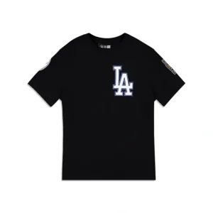 Caps* Los Angeles Dodgers Logo Select Color Flip Black TShirt - KTGCaps - Baseball caps for various teams, purchased online at a discount