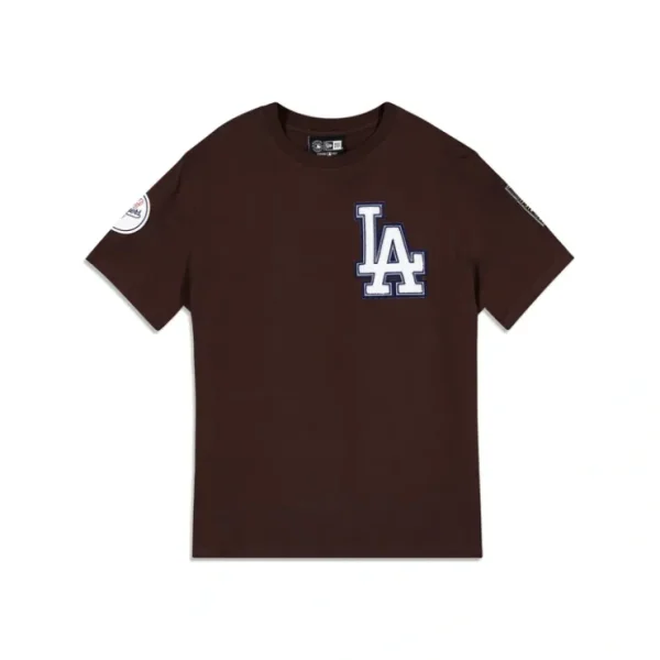 Caps* Los Angeles Dodgers Logo Select Color Flip Brown TShirt - KTGCaps - Baseball caps for various teams, purchased online at a discount