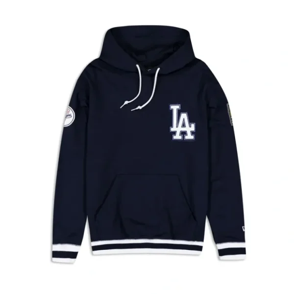 Caps* Los Angeles Dodgers Logo Select Color Flip Navy Hoodie - KTGCaps - Baseball caps for various teams, purchased online at a discount