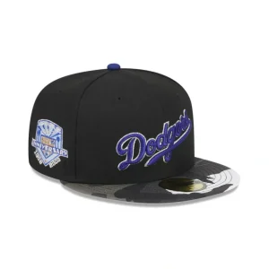 Caps* Los Angeles Dodgers Metallic Camo 59FIFTY Fitted Hat - KTGCaps - Baseball caps for various teams, purchased online at a discount