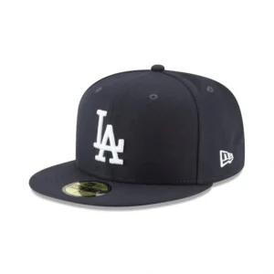 Caps* Los Angeles Dodgers Navy Basic 59FIFTY Fitted Hat - KTGCaps - Baseball caps for various teams, purchased online at a discount