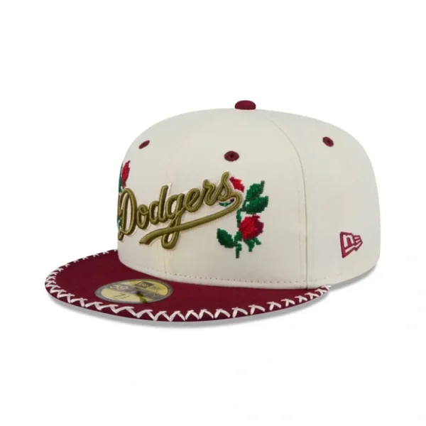 Caps* Los Angeles Dodgers Novelty Stitch 59FIFTY Fitted Hat - KTGCaps - Baseball caps for various teams, purchased online at a discount