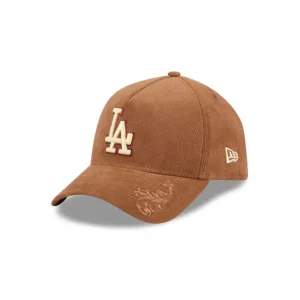 Caps* Los Angeles Dodgers Ornamental Cord 9FORTY AFrame Snapback Hat - KTGCaps - Baseball caps for various teams, purchased online at a discount