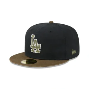 Caps* Los Angeles Dodgers Quilted Logo 59FIFTY Fitted Hat - KTGCaps - Baseball caps for various teams, purchased online at a discount