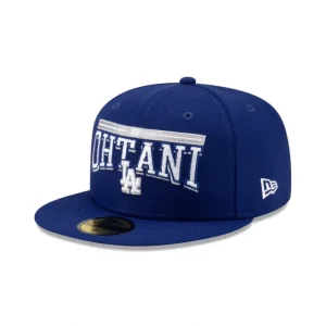 Caps* Los Angeles Dodgers Shohei Ohtani Blue 59FIFTY Fitted Hat - KTGCaps - Baseball caps for various teams, purchased online at a discount