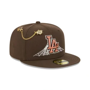 Caps* Los Angeles Dodgers Spider Pin 59FIFTY Fitted Hat - KTGCaps - Baseball caps for various teams, purchased online at a discount