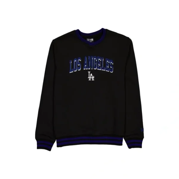 Caps* Los Angeles Dodgers Sport Night Black Crewneck - KTGCaps - Baseball caps for various teams, purchased online at a discount